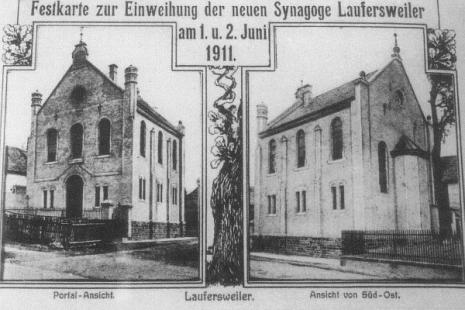 Einladung zur Eröffnung der Synagoge im Jahre 1911