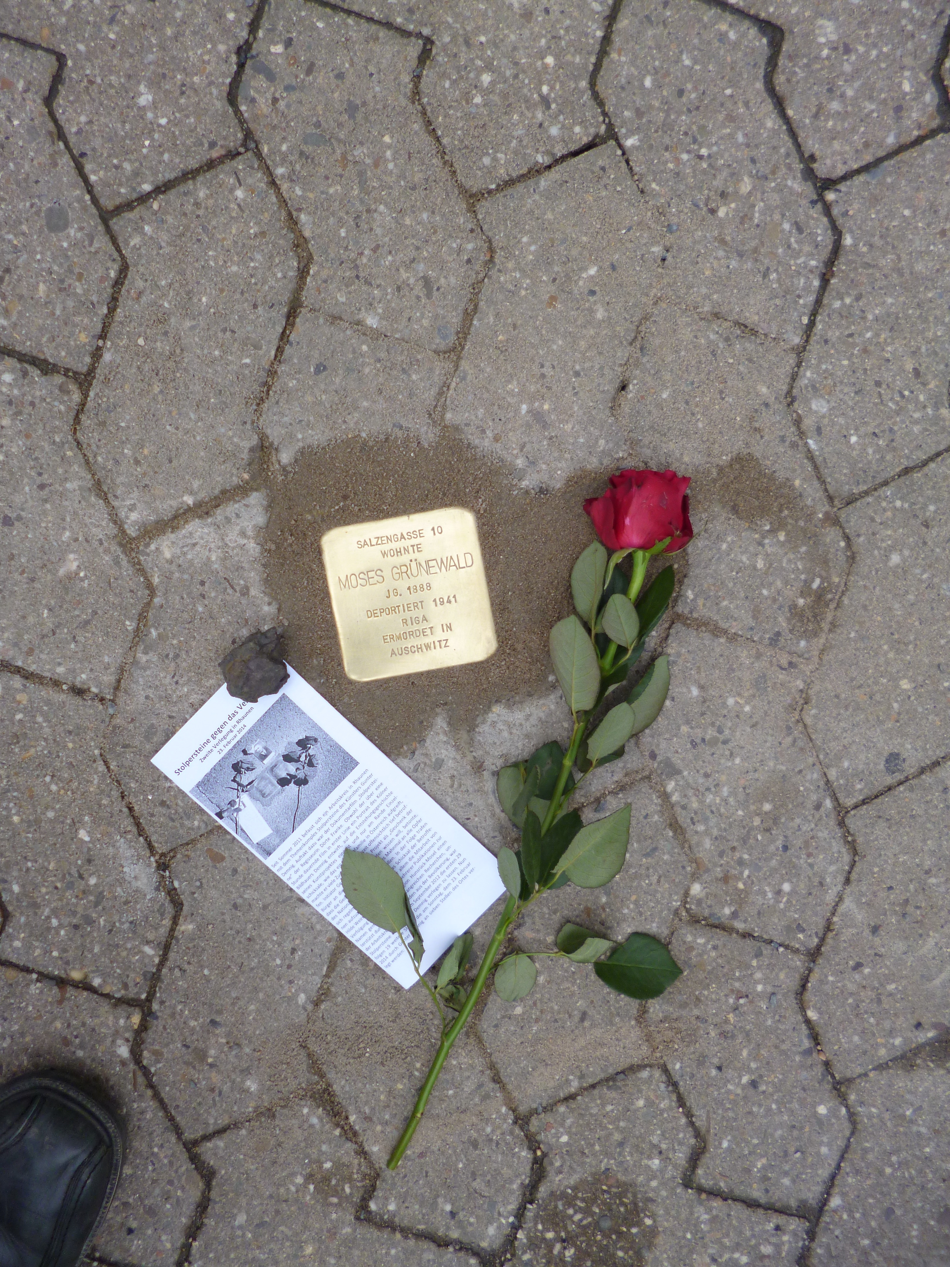 Moses Grünewald, Salzengasse 10
