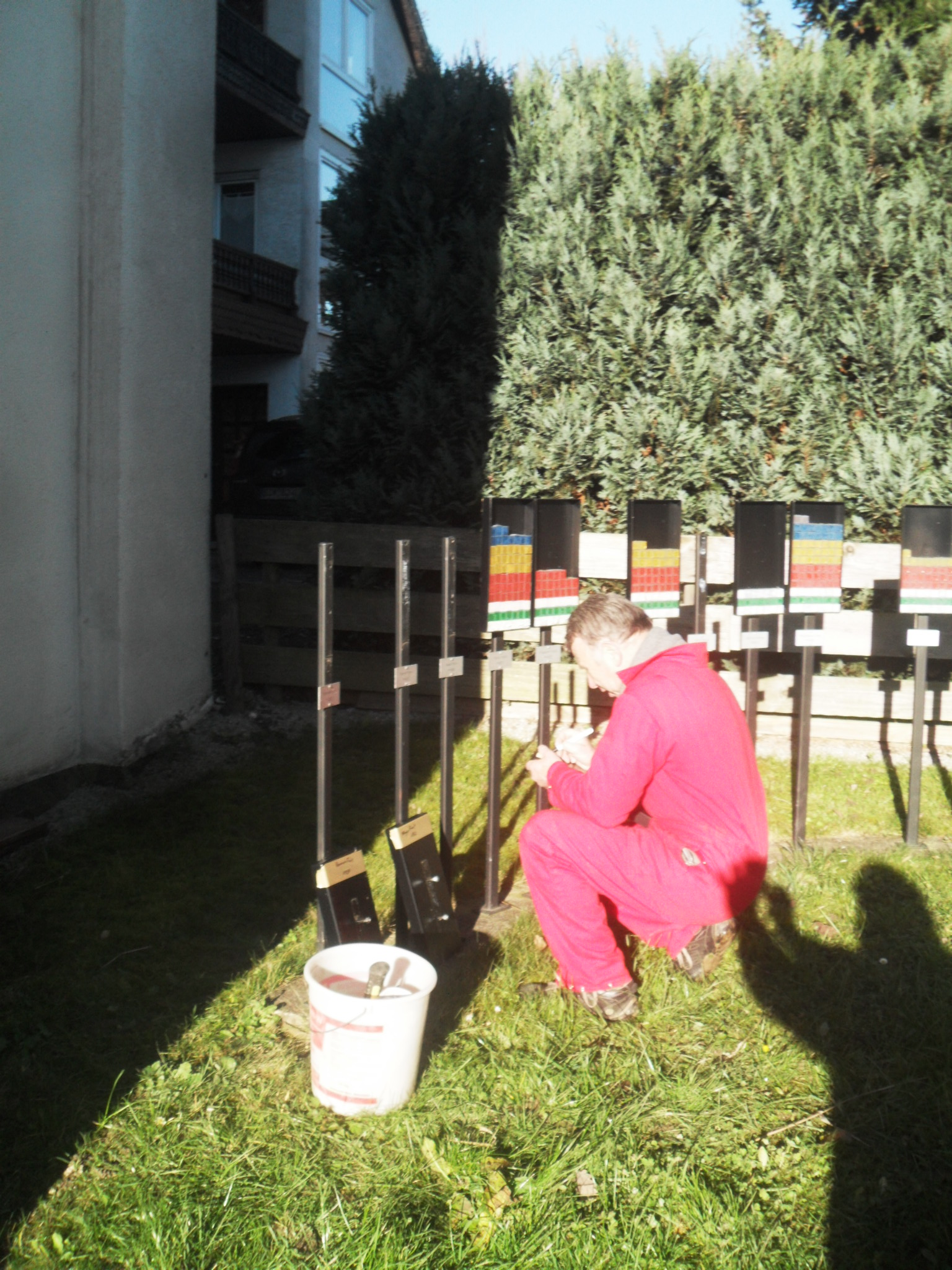 Hermann bei der Arbeit