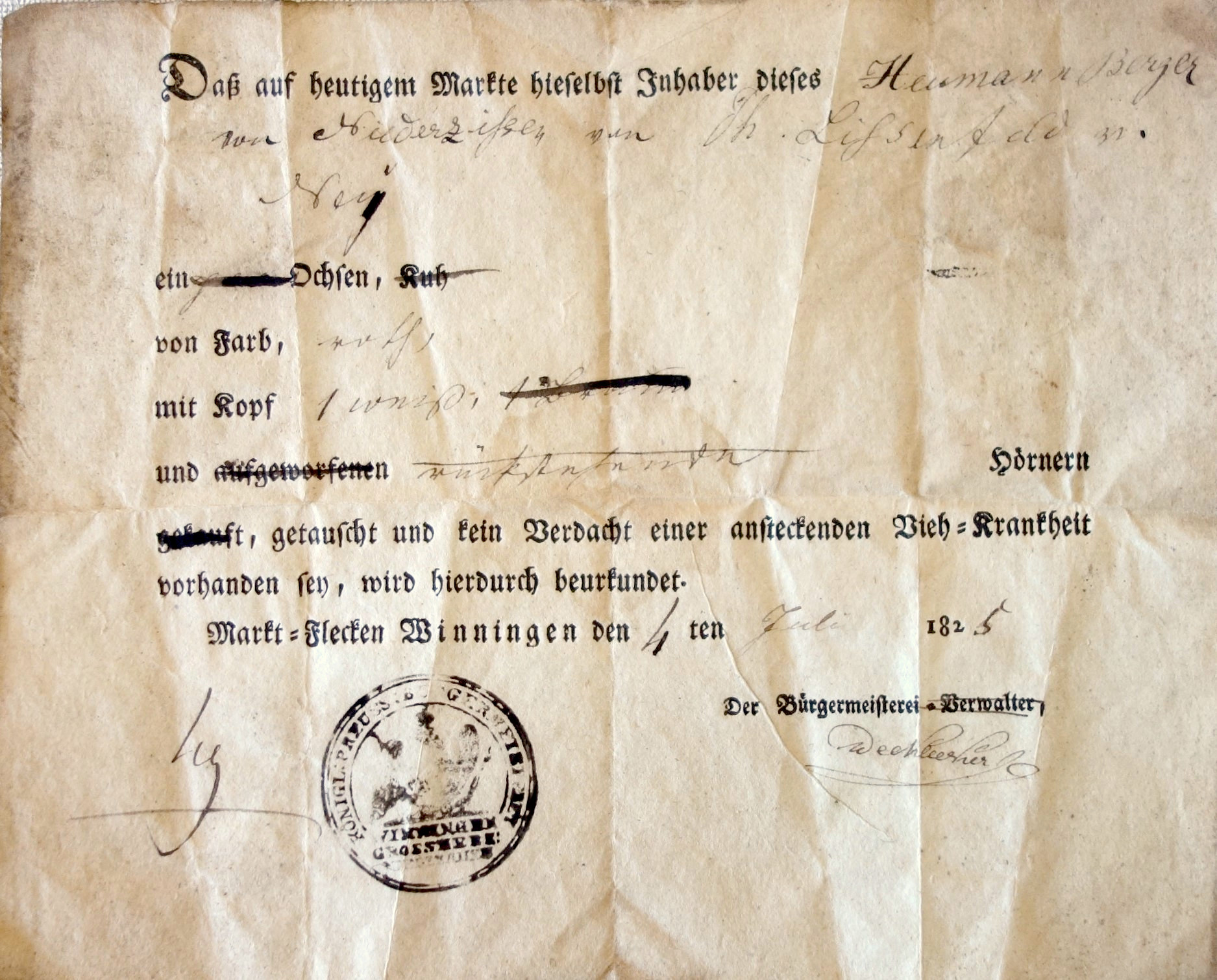 Viehschein