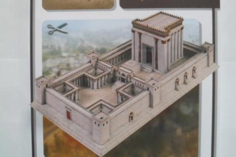 Bastelanleitung Tempel in Jerusalem