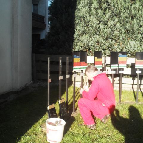Hermann bei der Arbeit