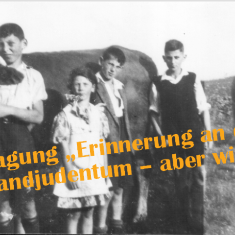 Tagung "Erinnerung an das Landjudentum - aber wie?" vom 8. bis 10. September 2023 in Simmern