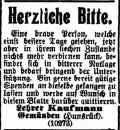 Anzeige "Der Israelit" 24.04.1908